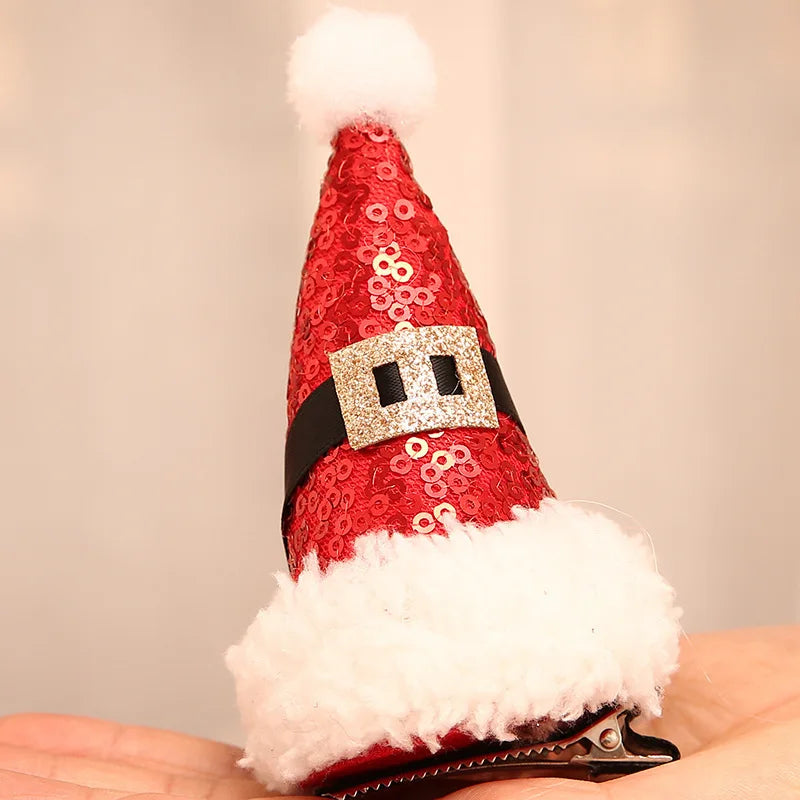2025 New Christmas Hair Clip - Christmas Tree Hat Headwear, Hair Accessory for Women, Holiday Party Decoration