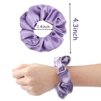 Satin Scrunchies, 60 Pack