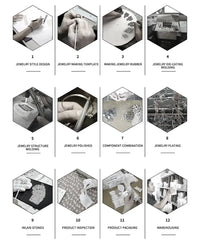 6 pcs/lot Red Rose Wedding/Bridal Hairpins, Flower Hair Accessories for Women, Bridal Headpiece, Floral Hair Pins-hair accessories-SWEET T 52