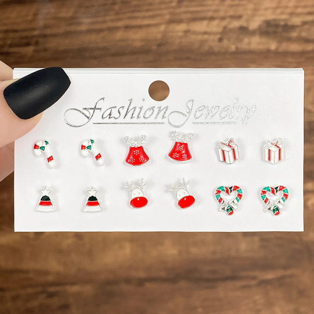 Christmas Festival or Gift Earrings for Women. Snowflake/Socks/Christmas Tree/Santa Claus/Wreath
