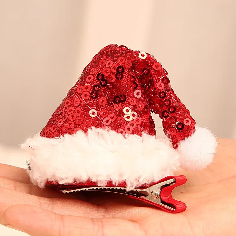 2025 New Christmas Hair Clip - Christmas Tree Hat Headwear, Hair Accessory for Women, Holiday Party Decoration