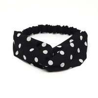 Bohemian Criss-Cross Elastic Hair Bands - Knot Headbands for Women & Girls - Bandana Girls Striped Hairwear-Headbands-SWEET T 52
