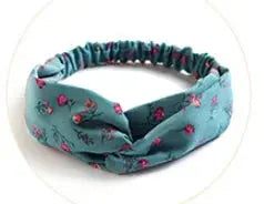 Bohemian Criss-Cross Elastic Hair Bands - Knot Headbands for Women & Girls - Bandana Girls Striped Hairwear-Headbands-SWEET T 52