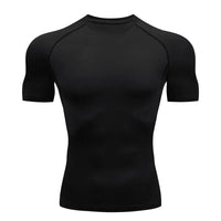 Quick Drying Elastic T-Shirt for Men & Boys, Anti-Wrinkle in 8 Solid Colors for Gym or Sports