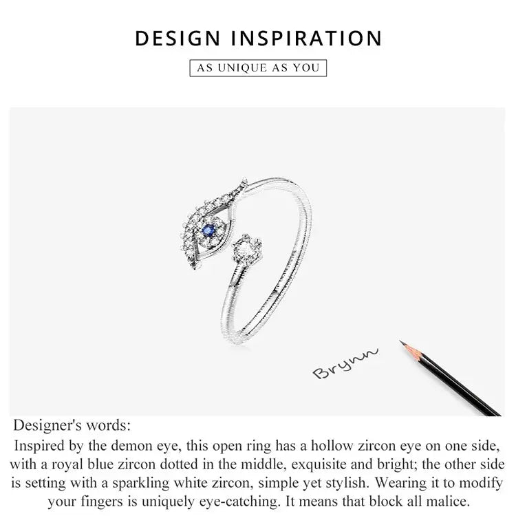 925 Sterling Silver Open Adjustable Rings for Women & Girls. Wedding, Engagement, Anniversary or Gift Rings-ring-SWEET T 52