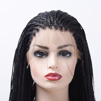 Micro Braiding Synthetic Hair Lace Front Wigs and Braided Wigs for Women