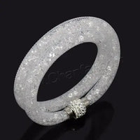 Crystal Mesh Net Double Bracelets, Multicolor Crystal Charm Bracelets For Women & Girls-Bracelet-SWEET T 52