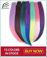 Synthetic Straight Hair 5-Clips, Clip in, One Piece Hair Extensions for Women and Girls - Hairpieces-hair accessories-SWEET T 52