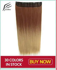 Synthetic Straight Hair 5-Clips, Clip in, One Piece Hair Extensions for Women and Girls - Hairpieces-hair accessories-SWEET T 52