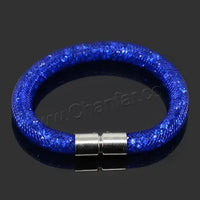 Mesh Net Bracelet For Women & Girls. Resin Crystal Fill, Magnetic Metal Clasp Jewelry-Bracelet-SWEET T 52