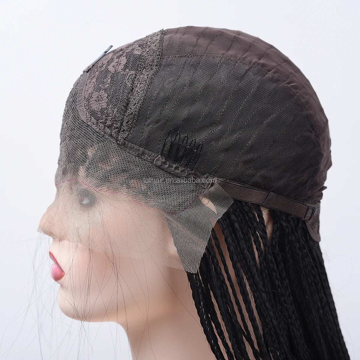 Micro Braiding Synthetic Hair Lace Front Wigs and Braided Wigs for Women