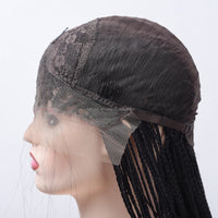 Micro Braiding Synthetic Hair Lace Front Wigs and Braided Wigs for Women