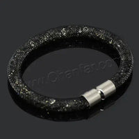 Mesh Net Bracelet For Women & Girls. Resin Crystal Fill, Magnetic Metal Clasp Jewelry-Bracelet-SWEET T 52