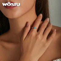 925 Sterling Silver Open Adjustable Rings for Women & Girls. Wedding, Engagement, Anniversary or Gift Rings-ring-SWEET T 52