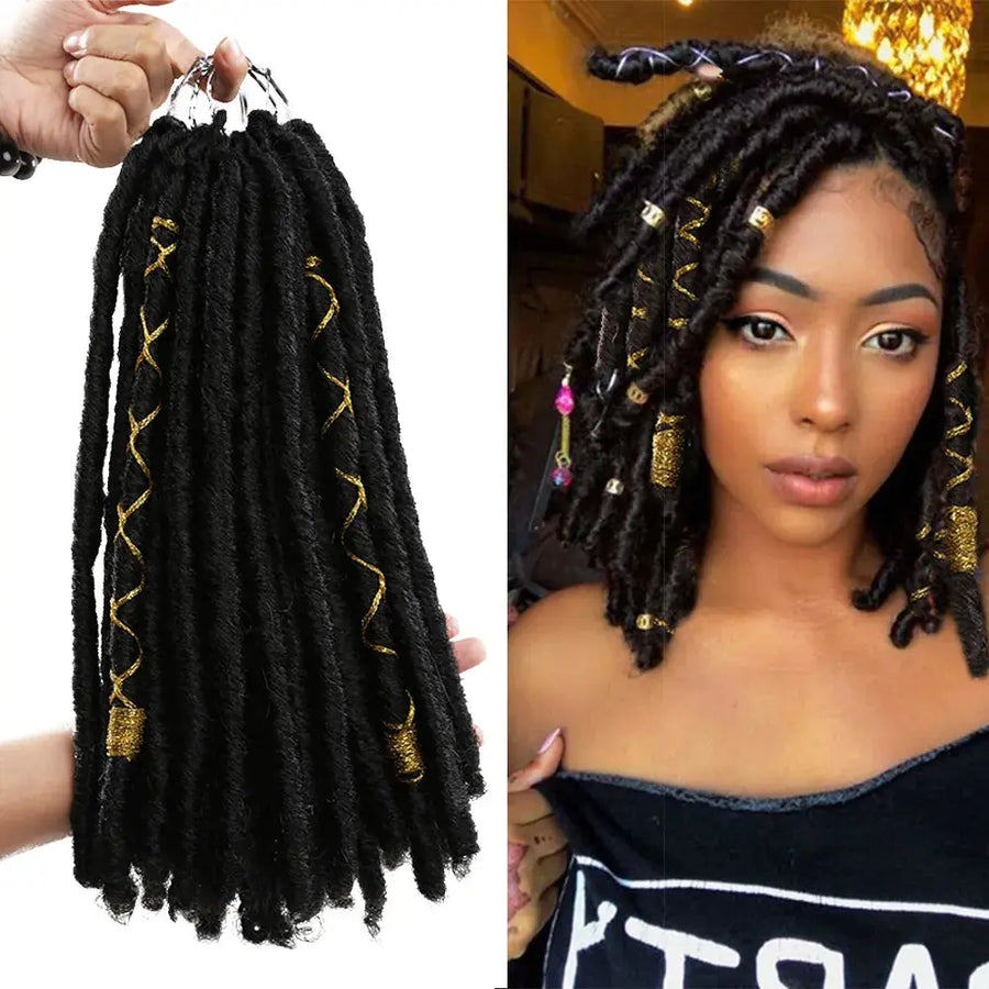 Crochet Jumbo Hair Dreadlocks/Faux Locs Braiding Hair Extensions. Synthetic Decorative Braids for Women & Girls-hair accessories-SWEET T 52