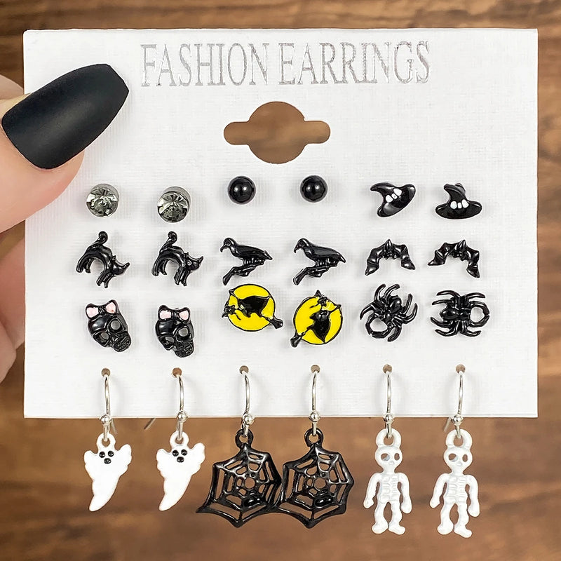 Christmas Festival or Gift Earrings for Women. Snowflake/Socks/Christmas Tree/Santa Claus/Wreath