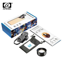 HD 2x Telephoto Portrait Lens Professional Mobile Phone Camera. Lens for iPhone/Samsung/Android Smartphone HB-2X SWEET T 52