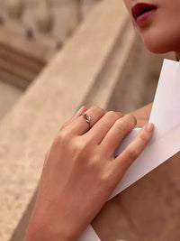 925 Sterling Silver Open Adjustable Rings for Women & Girls. Wedding, Engagement, Anniversary or Gift Rings-ring-SWEET T 52