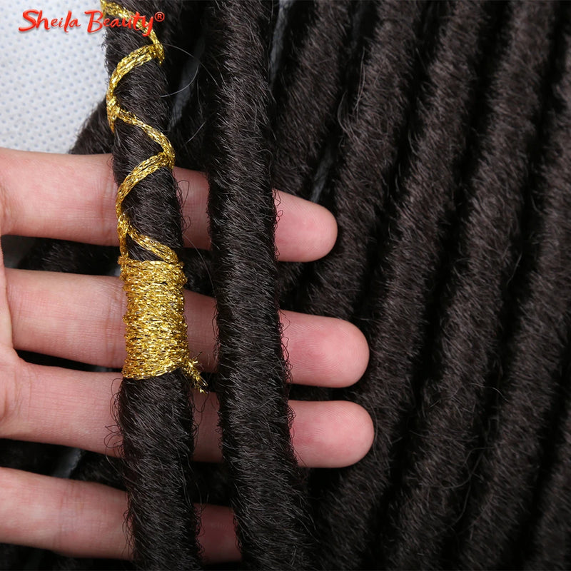 Crochet Hair Dreadlocks/Faux Locs Braiding Hair Extensions. Synthetic Decorative Braids for Women & Girls