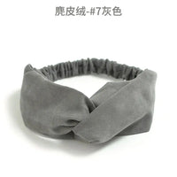 Bohemian Criss-Cross Elastic Hair Bands - Knot Headbands for Women & Girls - Bandana Girls Striped Hairwear-Headbands-SWEET T 52