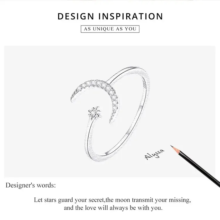 925 Sterling Silver Open Adjustable Rings for Women & Girls. Wedding, Engagement, Anniversary or Gift Rings-ring-SWEET T 52