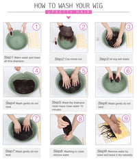 Highlight Brown Silk Base Wig Human Hair Glueless Human Hair Wigs With Brown Roots 200 Density Lace Front Wigs Short Bob Wigs Sweet T 52