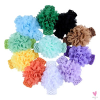 Head Band for Infants/Toddlers - Girls' Headbands, Chiffon Flower, Soft Stretchy Hair Band Accessories Sweet T 52