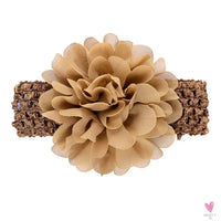 Head Band for Infants/Toddlers - Girls' Headbands, Chiffon Flower, Soft Stretchy Hair Band Accessories Sweet T 52