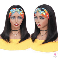 Headband Wigs - Human Hair Headband Wigs for Women, Easy Wear & Go, Glueless Wigs Sweet T 52