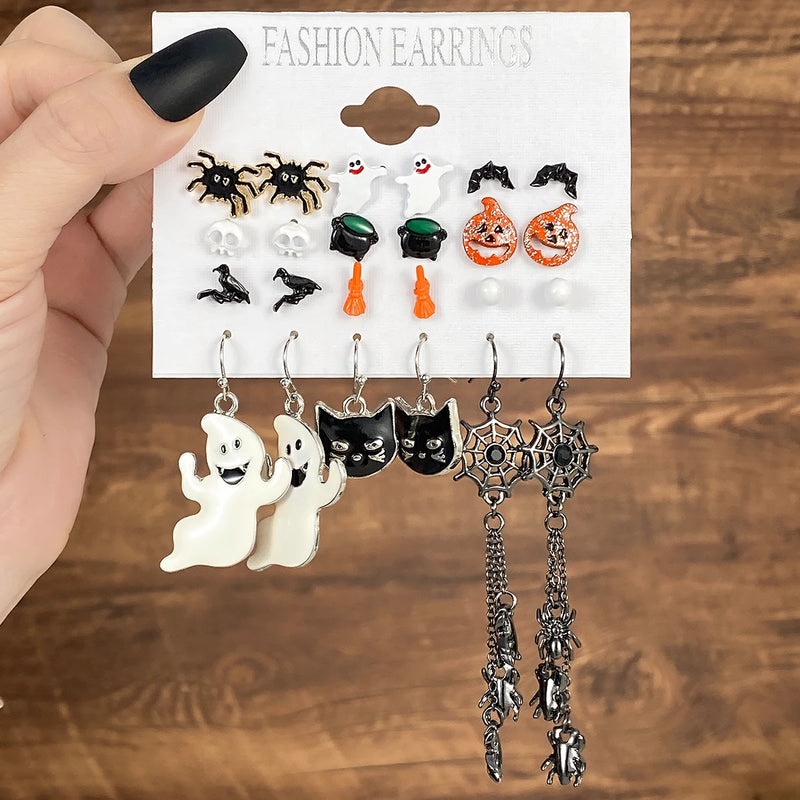 Christmas Festival or Gift Earrings for Women. Snowflake/Socks/Christmas Tree/Santa Claus/Wreath