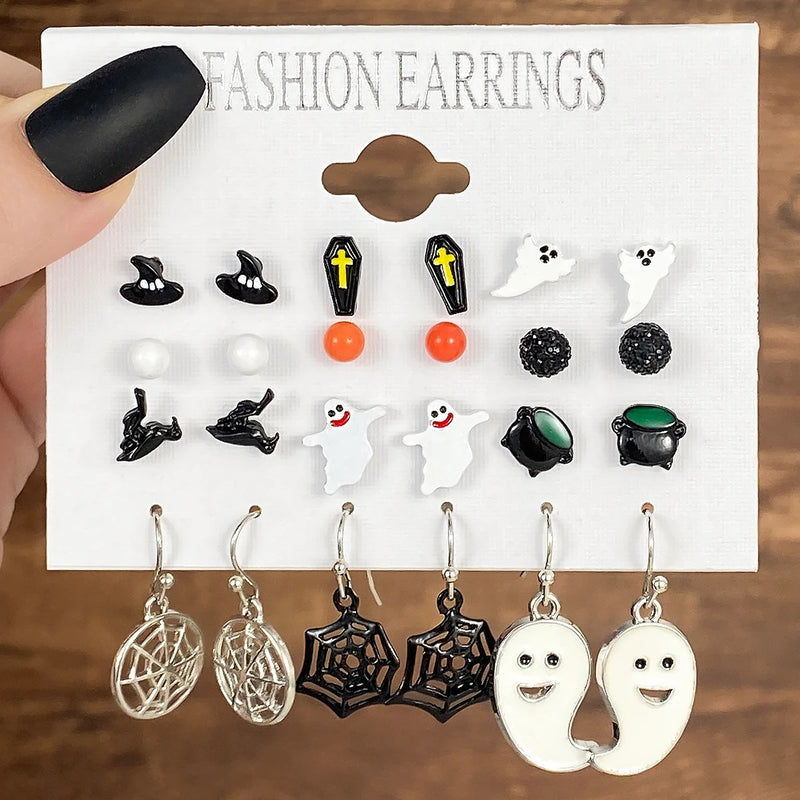 Christmas Festival or Gift Earrings for Women. Snowflake/Socks/Christmas Tree/Santa Claus/Wreath