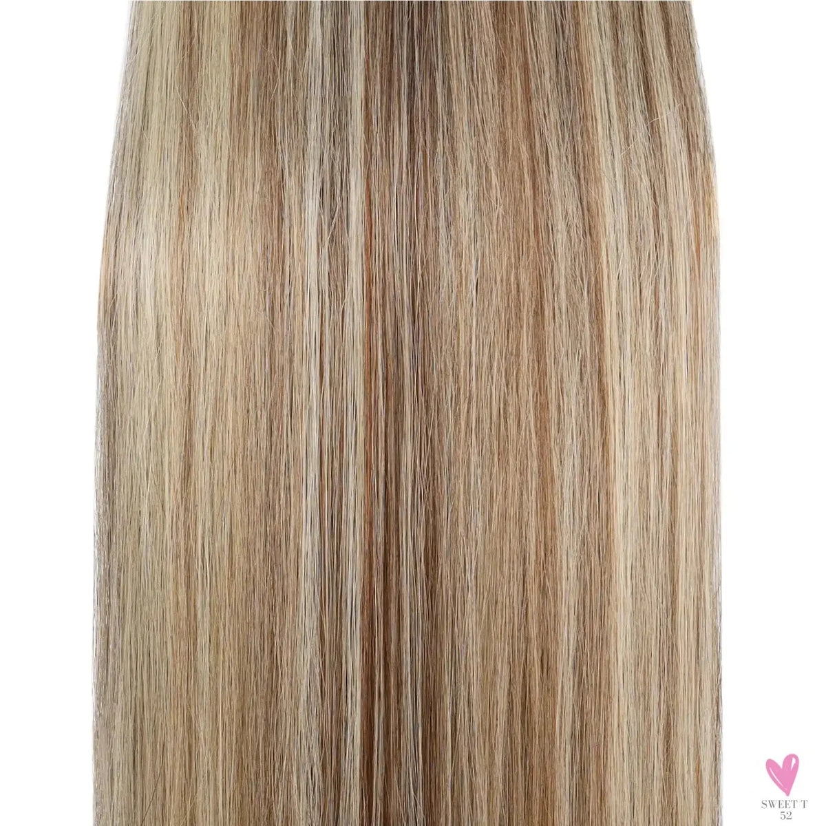 Highlight Blonde Long Ponytail 120G Clip In Hair Extensions Drawstring Straight Clip In 100% Real Human Hair Extensions #P8/613 SWEET T 52