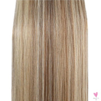 Highlight Blonde Long Ponytail 120G Clip In Hair Extensions Drawstring Straight Clip In 100% Real Human Hair Extensions #P8/613 SWEET T 52