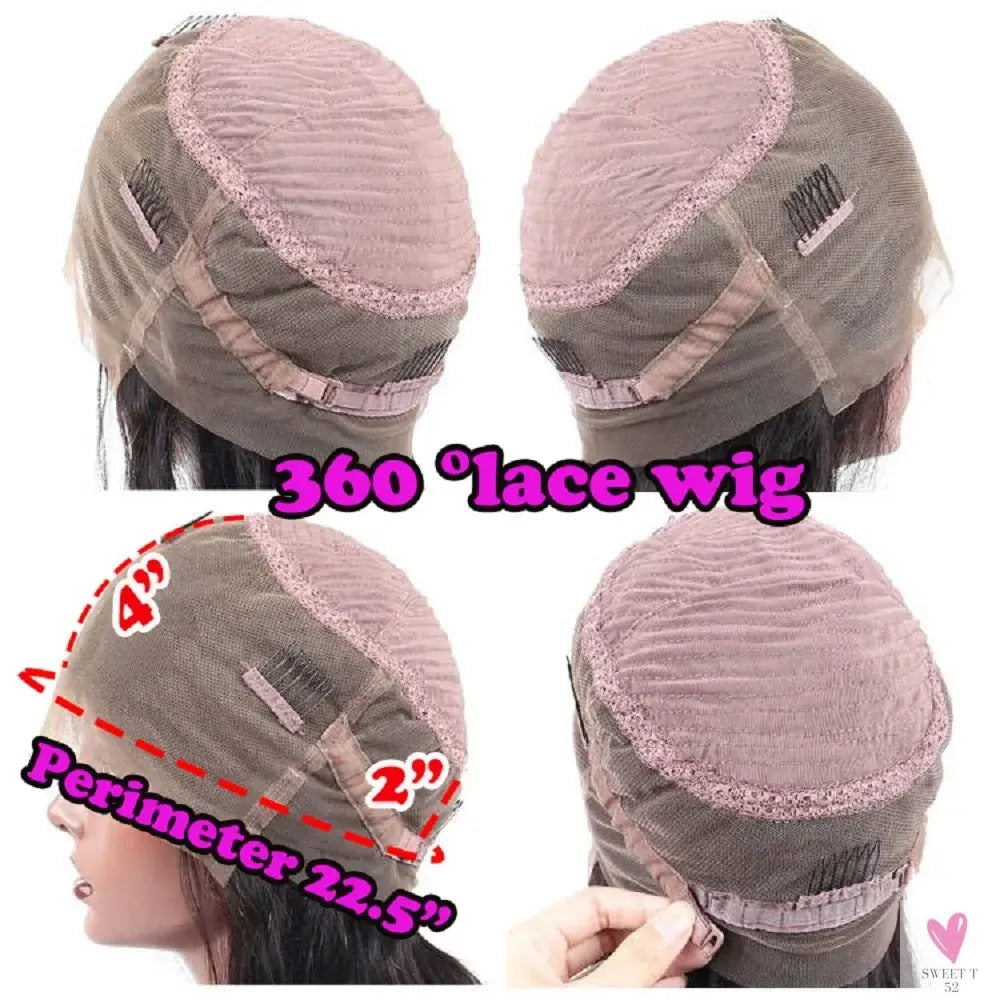 Highlight Brown Silk Base Wigs, Human Hair. Glueless Human Hair Wigs with Brown Roots, 200 Density Lace Front Wigs, Short Bob Wigs Sweet T 52