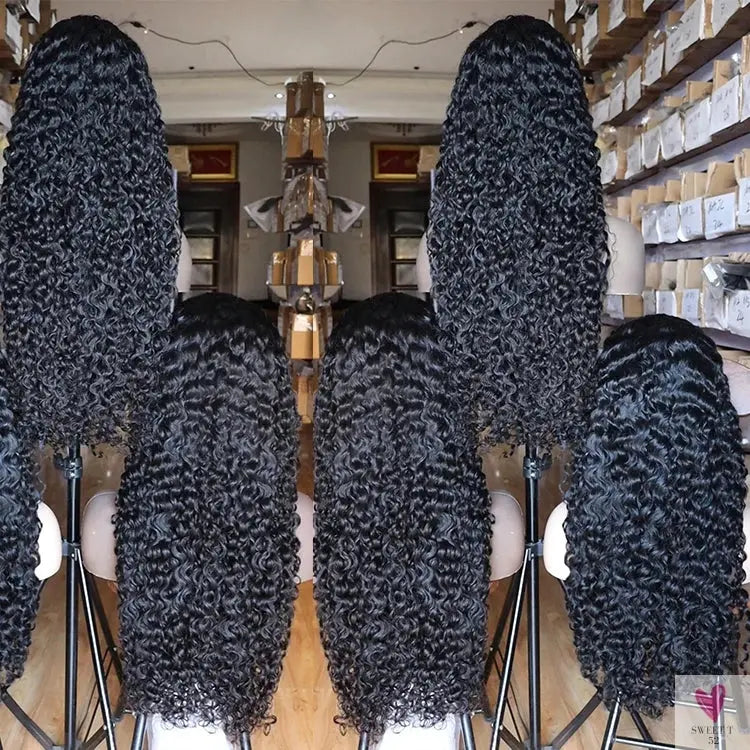Human Hair HD 13x4 Transparent Lace Front Wigs - Virgin Vietnamese Human Hair, Raw Burmese Curly Hair Wigs Sweet T 52