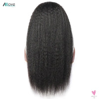 Kinky Straight Headband Glueless Wigs, Full Machine Made Wigs, 180/250% Density, Brazilian Remy Human Hair Scarf Wigs For Women-hair accessories-SWEET T 52