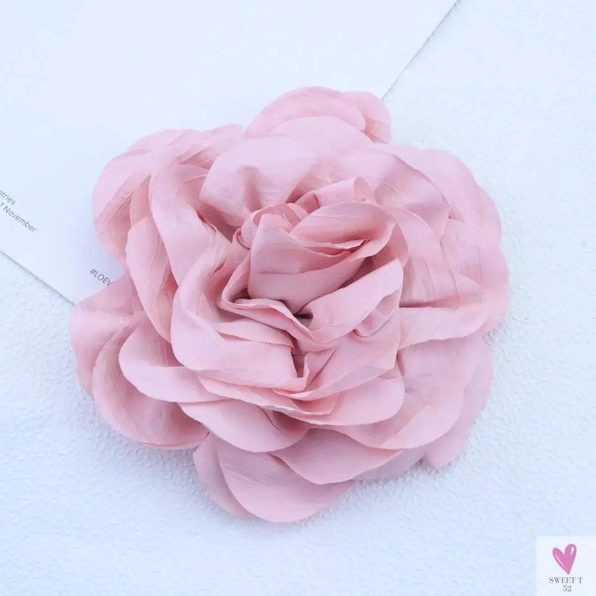 Large Flower - 16 cm Temperament Brooch Pin/Hair Pin - Handmade Flower, Versatile Clothing Accessory, Chest Flower Corsage Sweet T 52