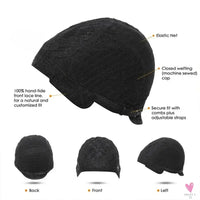 Layered Short Pixie Cut Wig  Remy Brazilian Human Hair Full Machine-Made Wig for Women, Sweet T 52