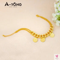 Luxury Arabic Gold Color Coins Necklace Set 21k Gold Plated Turkish Coin Chains Islamic Muslim Women Wedding Party Jewelry Sweet T 52