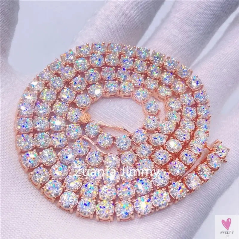 Luxury Men/Women Hip Hop "Iced Out" Fine Jewelry, 2MM 3MM 4MM 5MM Lab Diamond, Tennis Chain Necklace Sweet T 52