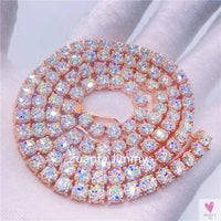 Luxury Men/Women Hip Hop "Iced Out" Fine Jewelry, 2MM 3MM 4MM 5MM Lab Diamond, Tennis Chain Necklace Sweet T 52