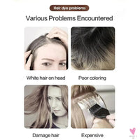 Magic Black Hair - 3-in-1 Collagen/Argan Oil Shampoo - Long-Lasting Hair Shampoo/Dye for Men/Women Sweet T 52