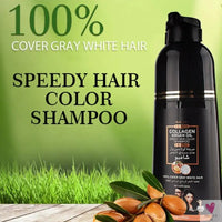 Magic Black Hair - 3-in-1 Collagen/Argan Oil Shampoo - Long-Lasting Hair Shampoo/Dye for Men/Women Sweet T 52