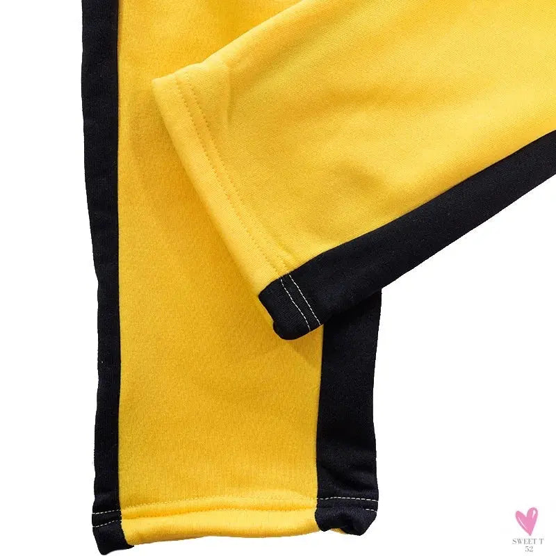 Men's 2 Piece Tracksuit - Color Block Sweatsuit with Stripes. Casual Long Sleeve Warm Winter Moisture Wicking Sportswear-Coats & Jackets-SWEET T 52