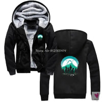 Men's Oversized Hoodie for Winter. Thick, Warm, Zippered Jacket. Bomber Style, Streetwear Hoodie-Coats & Jackets-SWEET T 52