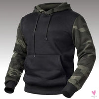 Men's Winter Casual Fleece Hoodies/Male Outdoor Camouflage Pullover/Sweatshirts, Hooded, Loose Outerwear-Shirts & tops-SWEET T 52