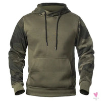 Men's Winter Casual Fleece Hoodies/Male Outdoor Camouflage Pullover/Sweatshirts, Hooded, Loose Outerwear-Shirts & tops-SWEET T 52