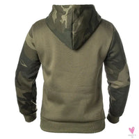 Men's Winter Casual Fleece Hoodies/Male Outdoor Camouflage Pullover/Sweatshirts, Hooded, Loose Outerwear-Shirts & tops-SWEET T 52