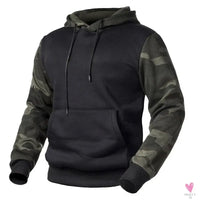 Men's Winter Casual Fleece Hoodies/Male Outdoor Camouflage Pullover/Sweatshirts, Hooded, Loose Outerwear-Shirts & tops-SWEET T 52