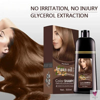 Mokeru Natural Brown Color Permanent Hair Colour Shampoo Long Lasting Hair Dye Shampoo For women professional hair dye Sweet T 52